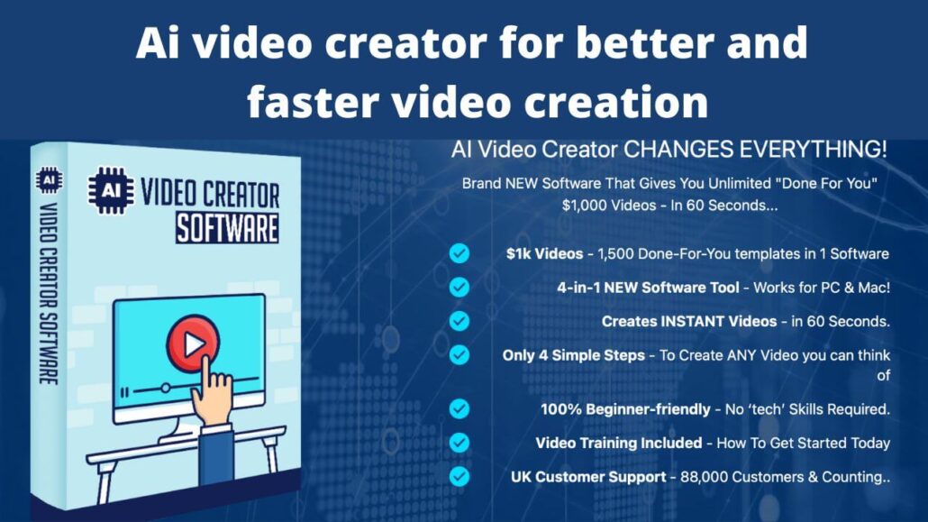Ai video creator for better and faster video creation
